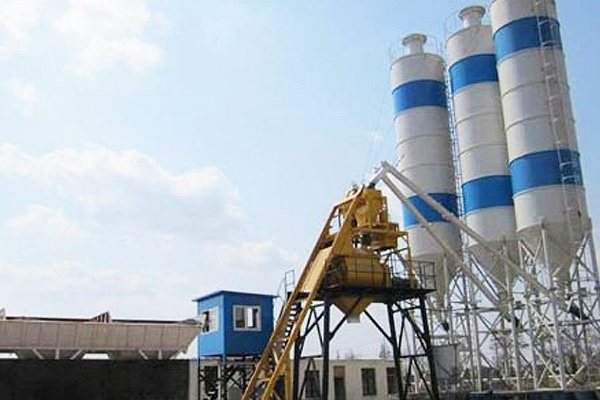 HZS40 concrete mixing plant was exported to Uzbekistan