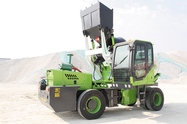 Features of self-loading concrete mixer truck